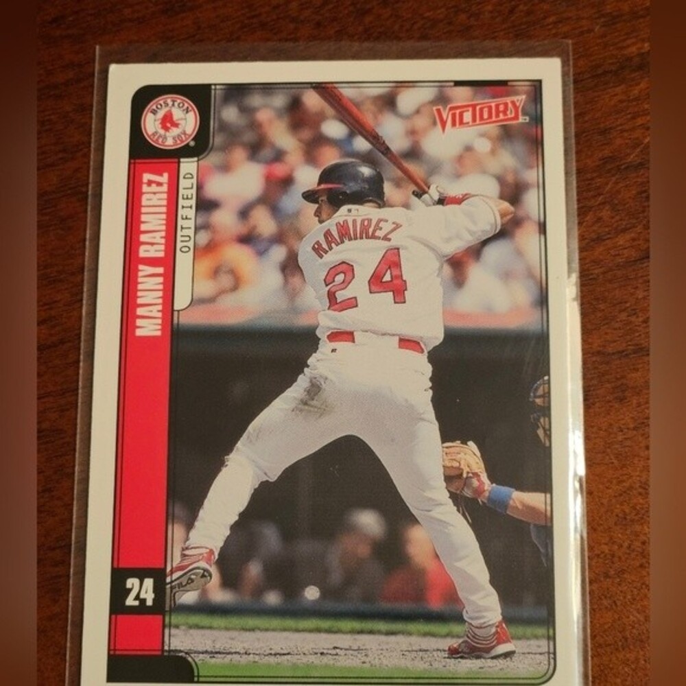 #148 Manny Ramirez MLB Collectible Card